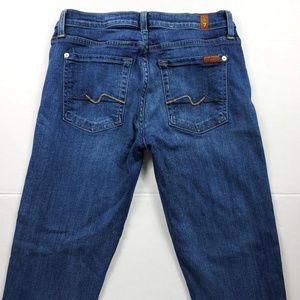 7FAM Josefina Skinny Boyfriend Jeans Size 24